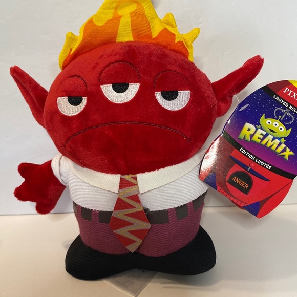 Disney Pixar Plush Alien Remix Limited Ed. Set (Merida,WallE, Anger,Nemo) Lot 4 - Picture 6 of 10